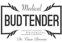 BUDTENDER MEDICAL UNIVERSITY DR.VASU BROWN logo