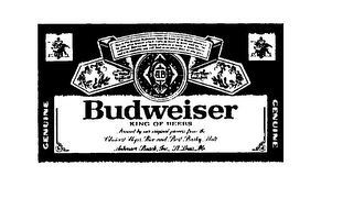 BUDWEISER KING OF BEERS GENUINE logo