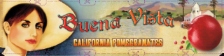 BUENA VISTA CALIFORNIA POMEGRANATES logo