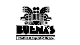 BUENA'S FOODS IN THE SPIRIT OF MEXICO logo