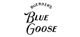 BUERGER'S BLUE GOOSE logo