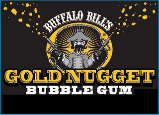 BUFFALO BILL'S GOLD NUGGET BUBBLE GUM logo