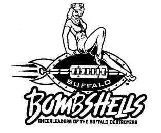 BUFFALO BOMBSHELLS CHEERLEADERS OF THE BUFFALO DESTROYERS logo