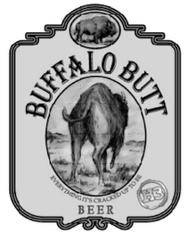 BUFFALO BUTT EVERYTHING IT'S CRACKED UP TO BE BEER H3 logo