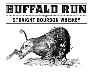 BUFFALO RUN STRAIGHT BOURBON WHISKEY logo