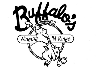 BUFFALO'S ORIGINAL WINGS 'N RINGS logo