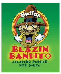 BUFFO'S BLAZIN BANDITO JALAPENO PEPPER HOT SAUCE logo