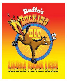BUFFO'S BUCKING HOT CAYENNE PEPPER SAUCE logo