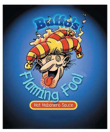 BUFFO'S FLAMING FOOL HOT HABANERO SAUCE logo
