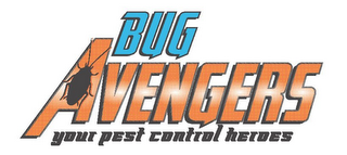BUG AVENGERS YOUR PEST CONTROL HEROES logo