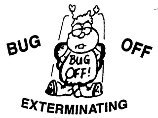 BUG OFF BUG OFF! EXTERMINATING logo