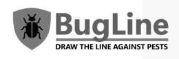 BUGLINE DRAW THE LINE AGAINST PESTS logo