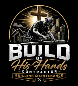 BUILD BY HIS HANDS CONTRACTOR BUILDING MAINTENANCE logo