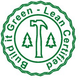 BUILD IT GREEN-LEAN CERTIFIED logo