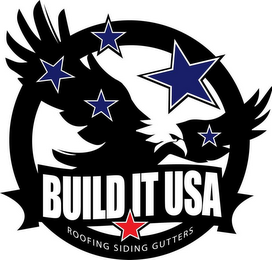 BUILD IT USA ROOFING SIDING GUTTERS logo