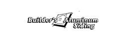 BUILDER'S ALUMINUM SIDING logo