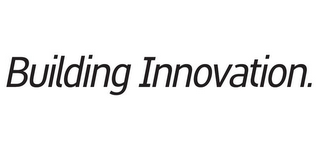 BUILDING INNOVATION. logo