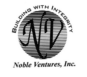 BUILDING WITH INTEGRITY NV NOBLE VENTURES, INC. logo