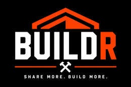 BUILDR SHARE MORE. BUILD MORE. logo