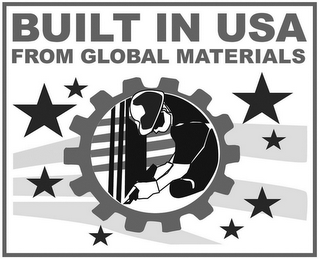 BUILT IN USA FROM GLOBAL MATERIALS logo