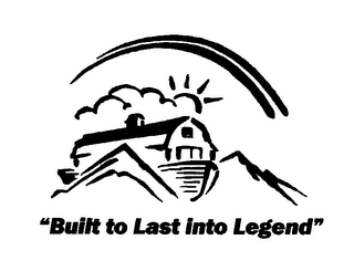 "BUILT TO LAST INTO LEGEND" logo