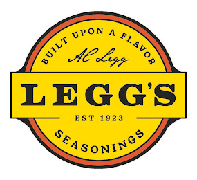 BUILT UPON A FLAVOR AC LEGG LEGG'S EST 1923 SEASONINGS logo