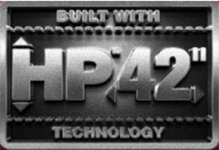 BUILT WITH HP42" TECHNOLOGY logo