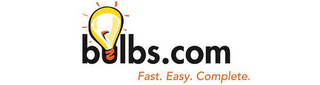 BULBS.COM FAST. EASY. COMPLETE. logo