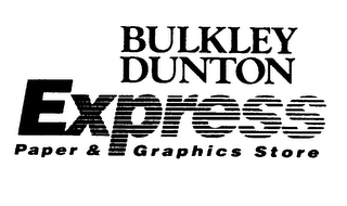 BULKLEY DUNTON EXPRESS PAPER & GRAPHICS STORE logo