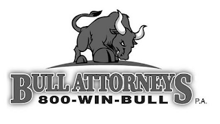 BULL ATTORNEYS P.A. 800-WIN-BULL logo