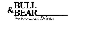 BULL & BEAR PERFORMANCE DRIVEN logo