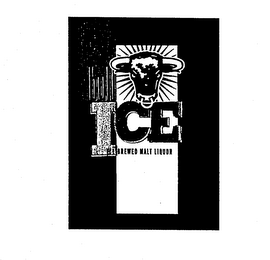 BULL ICE ICE BREWED MALT LIQUOR logo