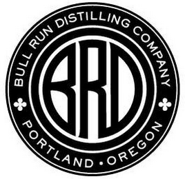 BULL RUN DISTILLING COMPANY PORTLAND · OREGON BRD logo