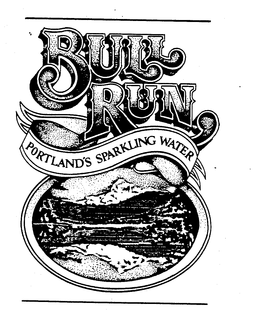 BULL RUN PORTLAND'S SPARKLING WATER logo