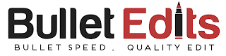 BULLET EDITS BULLET SPEED . QUALITY EDIT logo