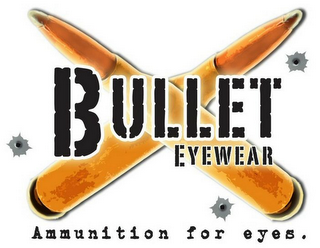 BULLET EYEWEAR AMMUNITION FOR EYES. logo