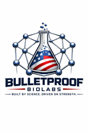 BULLETPROOF BIOLABS BUILT BY SCIENCE. DRIVEN ON STRENGTH. logo