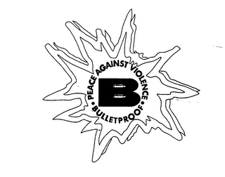 BULLETPROOF PEACE AGAINST VIOLENCE logo