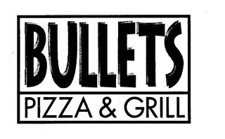 BULLETS PIZZA & GRILL logo