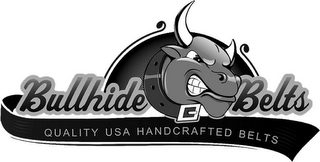 BULLHIDE BELTS QUALITY USA HANDCRAFTED BELTS logo