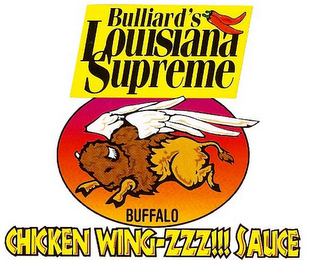 BULLIARD'S LOUISIANA SUPREME BUFFALO CHICKEN WING-ZZZ!!! SAUCE logo