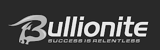 BULLIONITE SUCCESS IS RELENTLESS logo
