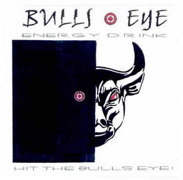 BULLS EYE ENERGY DRINK HIT THE BULLSEYE! logo