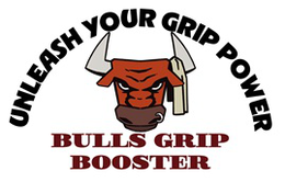 BULLS GRIP BOOSTER UNLEASH YOUR GRIP POWER logo