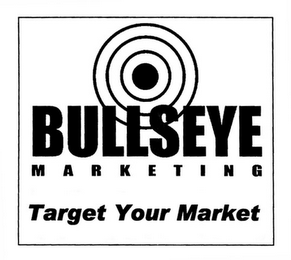 BULLSEYE MARKETING TARGET YOUR MARKET logo
