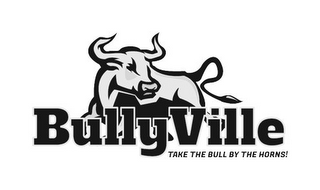 BULLYVILLE TAKE THE BULL BY THE HORNS! logo