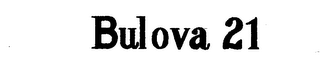 BULOVA 21 logo