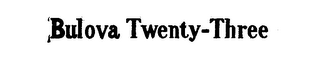 BULOVA TWENTY-THREE logo