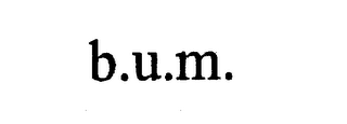 B.U.M. logo