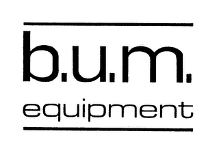 B.U.M. EQUIPMENT logo